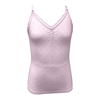 GIRLS EMBOSSED JACQUARD SEAMFREE CAMI VEST