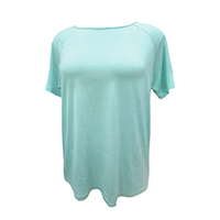LADIES SPORTY TEE-AQUA MARL