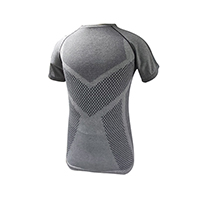 MENS SEAMFREE TEXTURED TEE-CHARCOAL