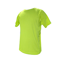 MENS MESH SPORTY TEE NEON YELLOW