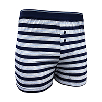 MENS MONO MARL STRIPE LOOSE FIT BOXER