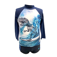 BOYS DINO SURF GUARD SET