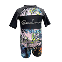 BOYS TROPICAL RASH GUARD SET