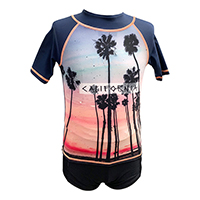 BOYS PALMS RASH GUARD SET