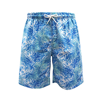 MENS BLUE OCEAN WAVES BOARDSHORT