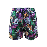 MENS ABSTRACT TROPICAL BOARDSHORT