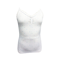 GIRLS STARS PRINT SEAMFREE LACE CAMI VEST