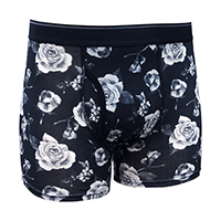 MENS FLORAL PRINT KEYHOLE TRUNK