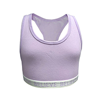 GIRLS RACER BACK CROP TOP