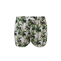 MENS COCONUT TREE PRINT BOARDSHORT